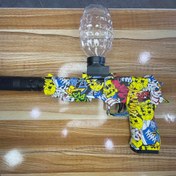 تصویر تفنگ کلت تیر ژله ایی رگباری شارژی 