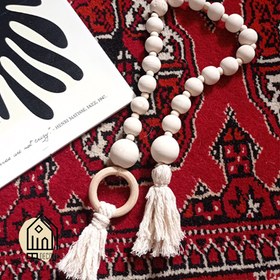 تصویر ریسه مهره ای چوبی 03 