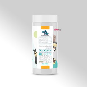 تصویر دستمال مرطوب حیوانات خانگی ( Pet'n pup Pet Wipes