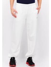 تصویر شلوار راحتی مردانه با فیت معمولی و لوگوی برند، سفید برند esprit Men Regular Fit Brand Logo Sweatpants, White