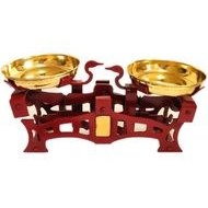 تصویر ترازو دکوری فانتزی دو رنگ 