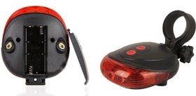 تصویر چراغ عقب دوچرخه باتری خور لیزری Laser battery-powered bicycle rear light