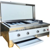 تصویر باربیکیو گازی رومیزی کوکینگ فلیم مدل مینی آیلند 