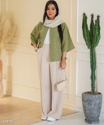 تصویر شومیز زنانه السانا مدل 2241 رنگ نسکافه ای 