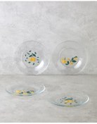 تصویر بشقاب صفحه 4 کیک لیمو CAM 19 سانتی متر زرد سبز انگلیش هوم English Home 