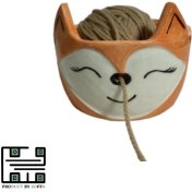 تصویر جا کاموایی فانتزی روباه ملوس 