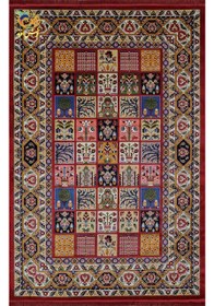 تصویر Afrand machine made gabbeh rug lacquer Base Color, code 56826 