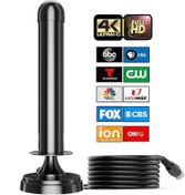 تصویر آنتن تلویزیون داخلی Zegekiki تقویت شده با برد بیش از ۲۰۰ مایل 