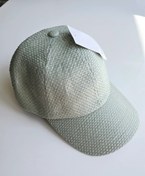 تصویر کلاه کاسکت حصیری سبز 