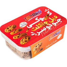 تصویر کوکی جو دوسر دبل چاکلت پروتئینه جوپرو 350 گرمی (شیرین شده با استویا) 