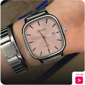 تصویر ساعت کاسیو مردانه صفحه مربع Casio watch for men