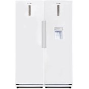 تصویر یخچال فریزر دو قلو 20 فوت التتو مدل NR6020-NF6020 Eletto NR6020-NF6020 ice refrigerator and freezer