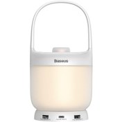 تصویر چراغ خواب بیسوس DGYB-02 Baseus DGYB-02 Moon-white Series Knob Stepless Dimming Portable Night Light Lamp