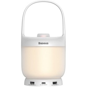 تصویر چراغ خواب بیسوس DGYB-02 Baseus DGYB-02 Moon-white Series Knob Stepless Dimming Portable Night Light Lamp