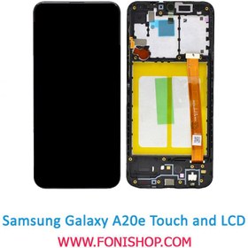 تصویر تاچ و ال سی دی سامسونگ samsung galaxy A20e-A202 ا Touch and LCD samsung galaxy A20e-A202 Touch and LCD samsung galaxy A20e-A202