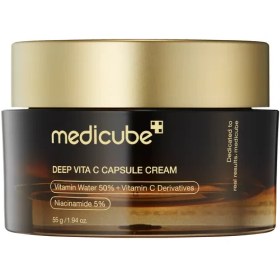 تصویر کرم مدی کیوب ضد چروک Deep Vita C Cream anti wrinkle Medicube اصلی 