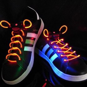 تصویر بند کفش نورانی نئون 