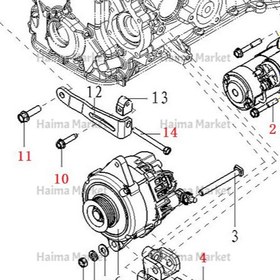 تصویر پایه ریگلاژ دینام هایما S5 