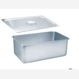 تصویر بن ماری استیل 1/1 درب دار 