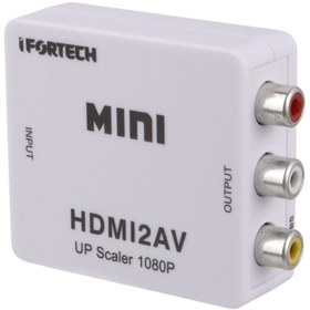 تصویر تبدیل Ifortech ا Ifortech AV to HDMI Converter Ifortech AV to HDMI Converter