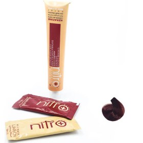 تصویر رنگ مو نیترو پلاس قرمز بلوطی شماره 5.62 Nitro plus hair red oak No 5.62