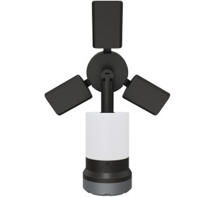 تصویر چراغ PORODO 3 IN 1 AMBIENT LIGHT/LAMP/COOLING FAN 