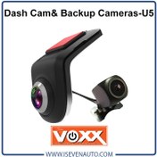 تصویر دوربین ثبت وقایع خودرو VoxX - مدل Dash Cam U5 با دوربین عقب AHD 