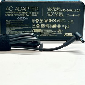 تصویر آداپتور ASUS 120w فیش نرمال 19v 6.32A 