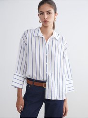 تصویر پیراهن زنانه رنگارنگ ال سی وایکیکی | W5FG29Z8-LGS LC Waikiki 