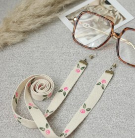 تصویر بند عینک طرح گل 