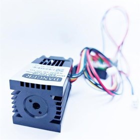 تصویر مجموعه لیزر گاوسی 532 نانومتر 100 میلی‌وات با فن 