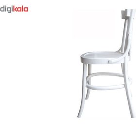 تصویر صندلی چوبی شرکت اسپرسان چوب مدل لهستانی مدل S12 - سفید 