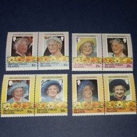 تصویر سری تمبر ملکه انگلیس 