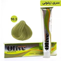 تصویر رنگ مو اُلیو سری زیتونی MATT (OLIVE) - بلوند پبپلاتینه زیتونی 11/3 