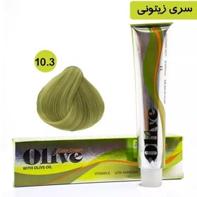 تصویر رنگ مو اُلیو سری زیتونی MATT (OLIVE) - بلوند پبپلاتینه زیتونی 11/3 