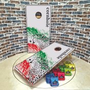 تصویر کورن هول یوزپلنگ ایرانی بهمراه 8 عدد کیسه 