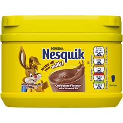 تصویر پودر شیر شکلاتی نسکوییک ۳۰۰ گرمی Nesquik Chocolate Flavoured Milkshake Powder 300g Tub 