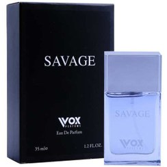 تصویر ادو پرفیوم مردانه ساواج V VOX PERFUME 35ml ا V VOX Perfume Savage Eau de Perfume For Men 35ml V VOX Perfume Savage Eau de Perfume For Men 35ml