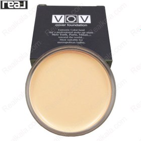 تصویر کرم پودر کاسه ای وو اصل شماره 12 VOV Cover Foundation Cream Beige 