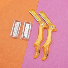 تصویر تیغ ابرو جادویی و اره ای گلدن دریم - 6 عددی Golden Dream Magic and Saw Eyebrow Razor