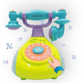 تصویر تلفن موزیکال چراغدار کلاسیک Heng Jia HJ-8063 