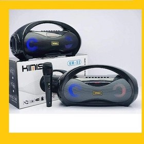 تصویر اسپیکر بلوتوثی رم و فلش خور Kimiso KM-S2 ا Kimiso KM-S2 Wireless Portable Speaker Kimiso KM-S2 Wireless Portable Speaker