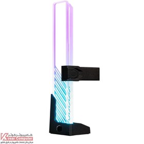تصویر براکت نصب عمودی کارت گرافیک کولر مستر ARGB Cooler Master ARGB GPU SUPPORT BRACKET