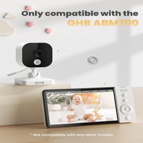 تصویر دوربین مراقبت کودک GHB مدل ABM700 با صفحه نمایش ۵ اینچی کیفیت HD 