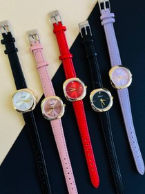 تصویر ساعت چرم کولومی - یاسی 