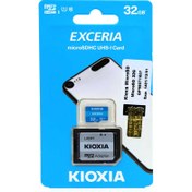 تصویر رم میکرو ۳۲ گیگ کیوکسیا Kioxia EXCERIA U1 C10 100MB/s + خشاب 