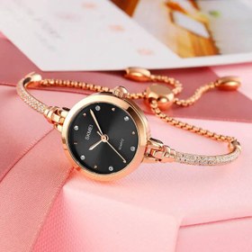 تصویر ساعت مچی زنانه لاکچری برند skmei به همراه باکس اورجینال ا Skmei brand women's wristwatch Skmei brand women's wristwatch