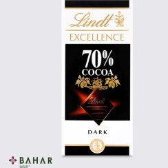 تصویر شکلات تلخ لینت 70 درصد 100گرم Lindt 00637