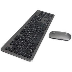 تصویر ماوس و کیبورد جی پلاس KEYBOARD & MOUSE GPLUS GKM-J70WT استوک 