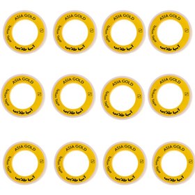 تصویر نوار تفلون آسیا طلایی بسته ۱۲عددی 